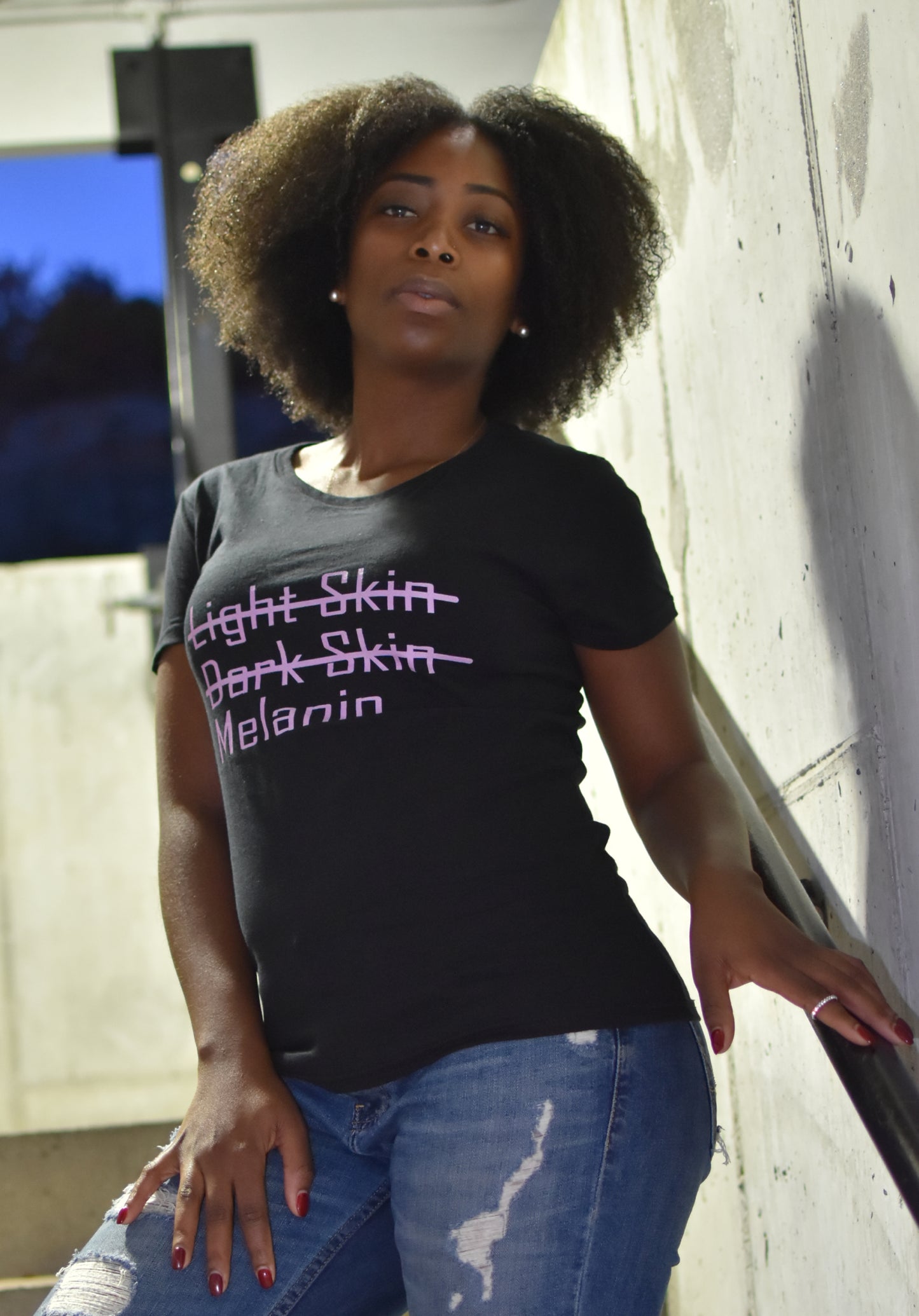 Light Skin Dark Skin Melanin Women's Tee
