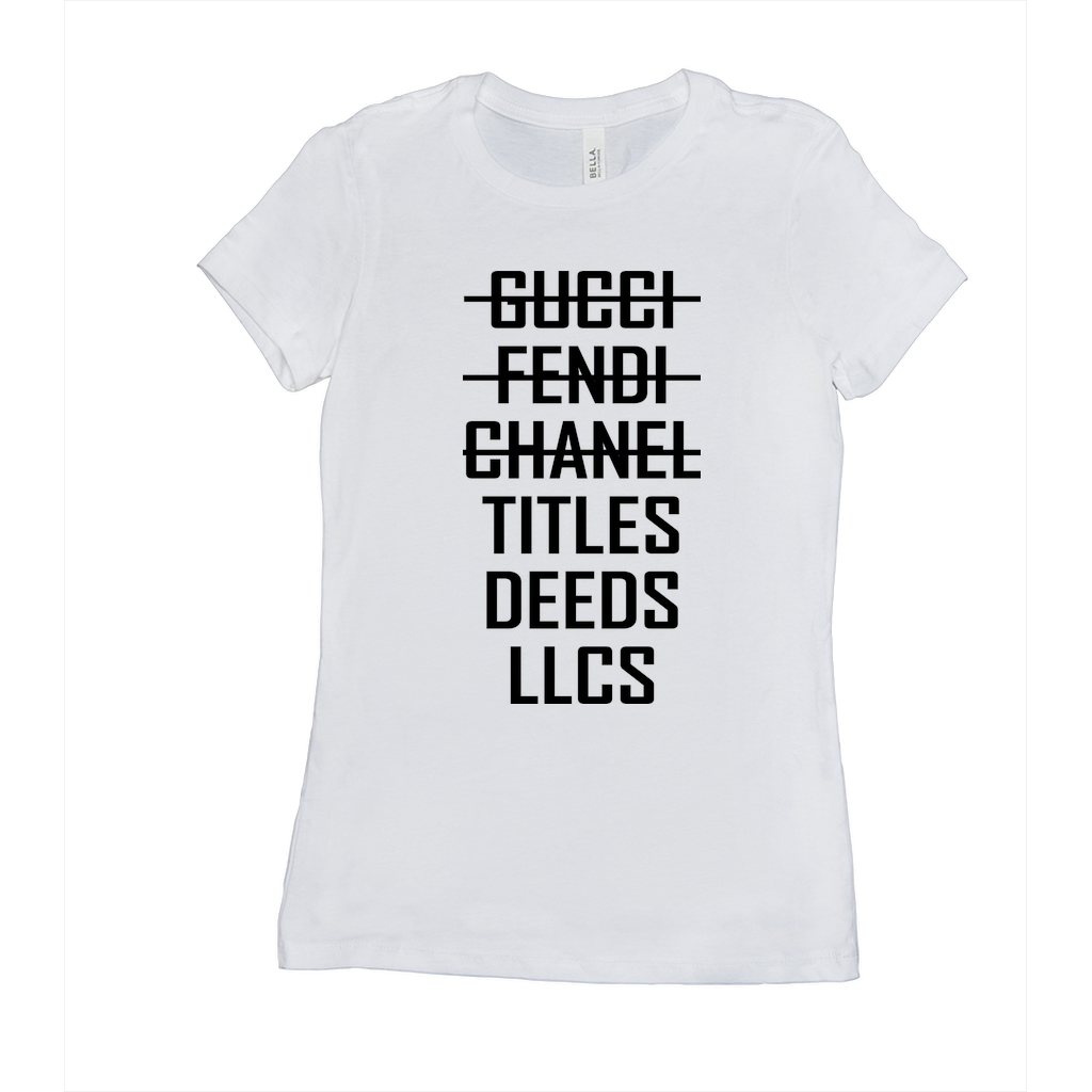 Titles Deeds LLCs Womens Tee