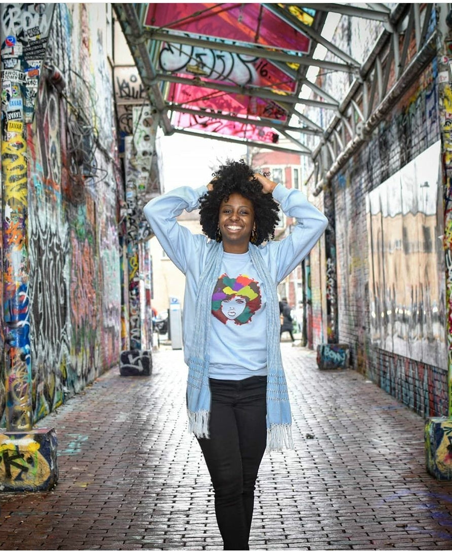 Abstract Black Queen Sweatshirt