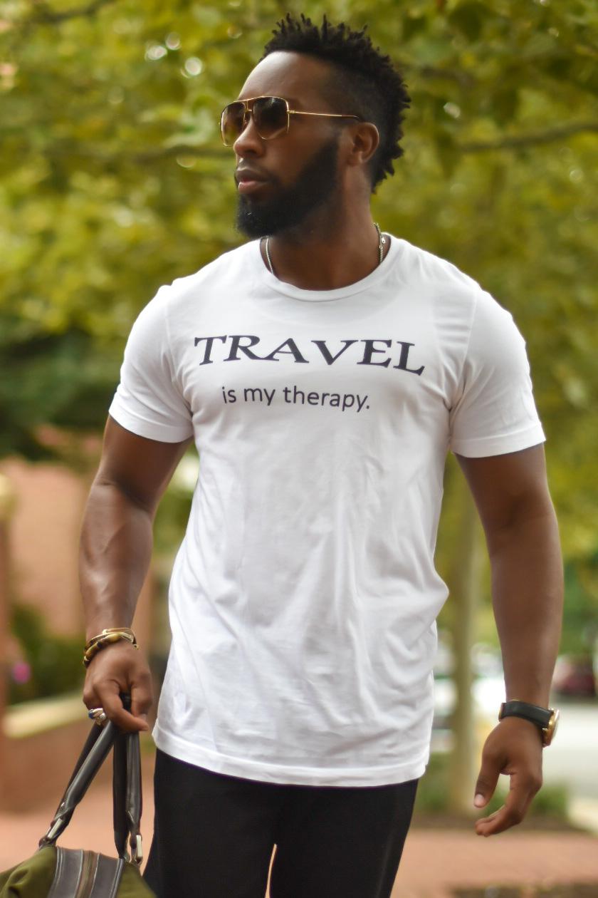 Travel Is My Therapy - White