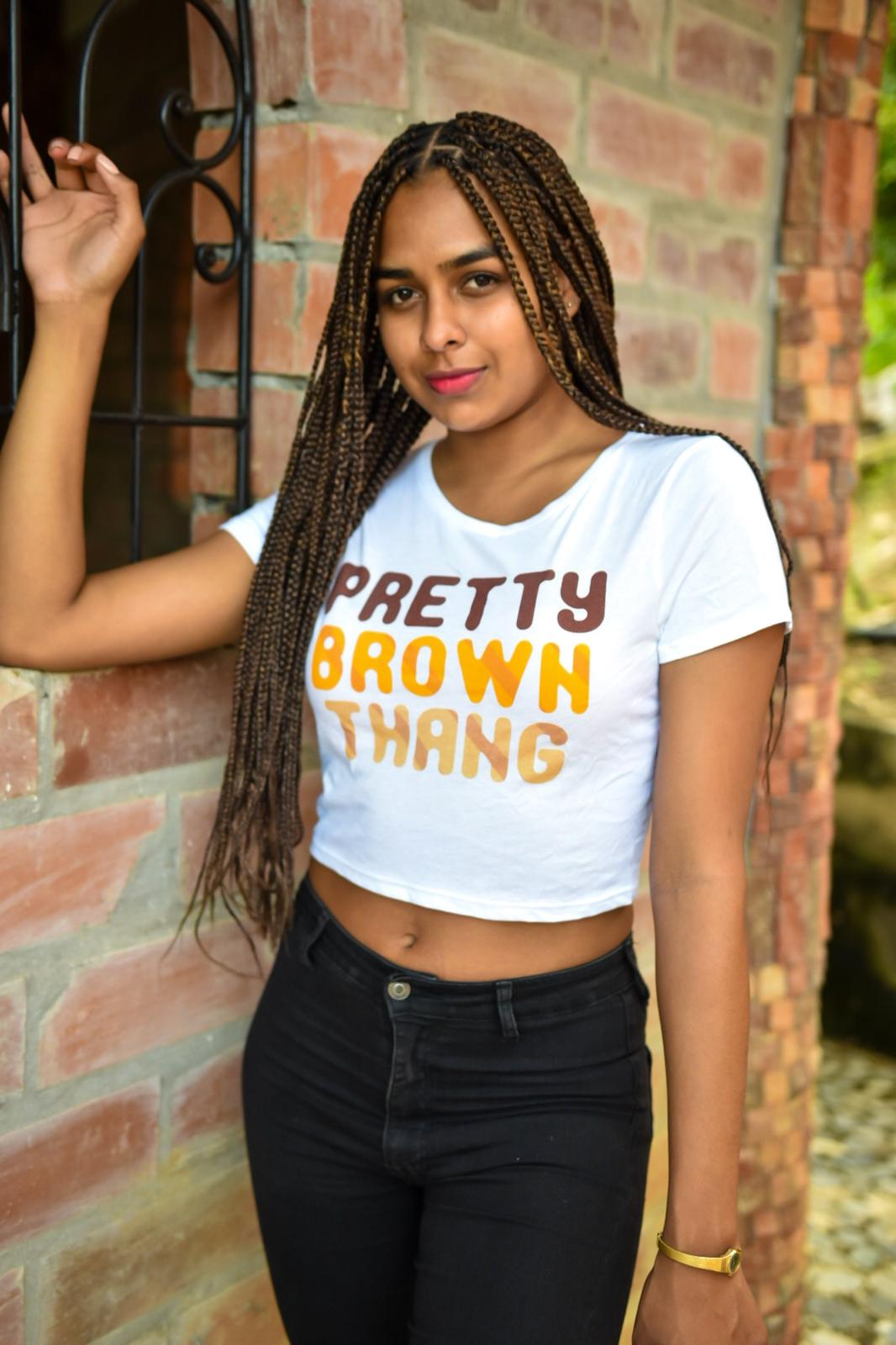 Pretty Brown Thang Crop