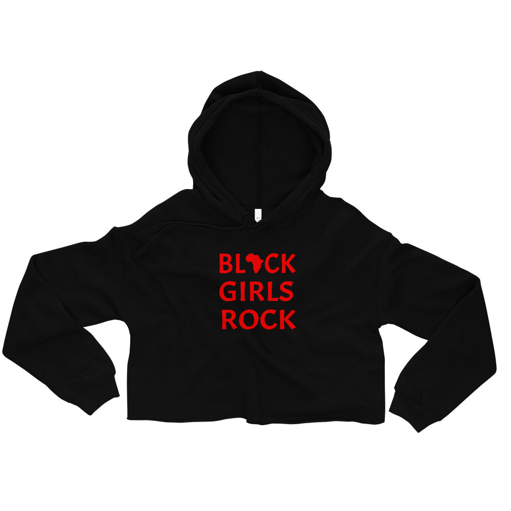 Black Girls Rock Crop Hoodie