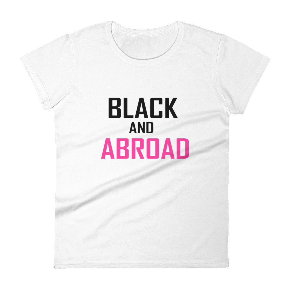Black and Abroad Women's Tee