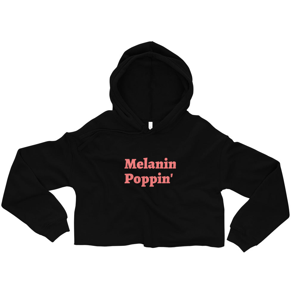 Melanin Poppin Crop Hoodie