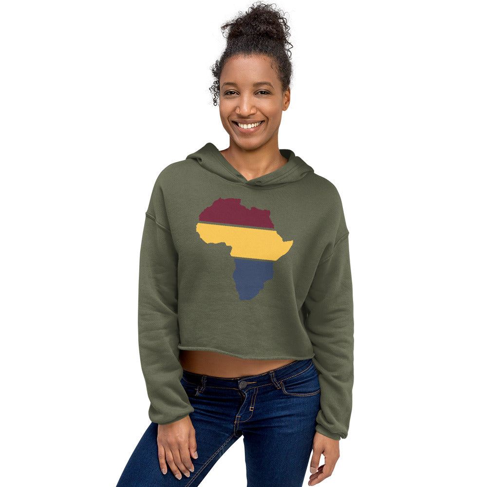 Mother Africa Crop Hoodie