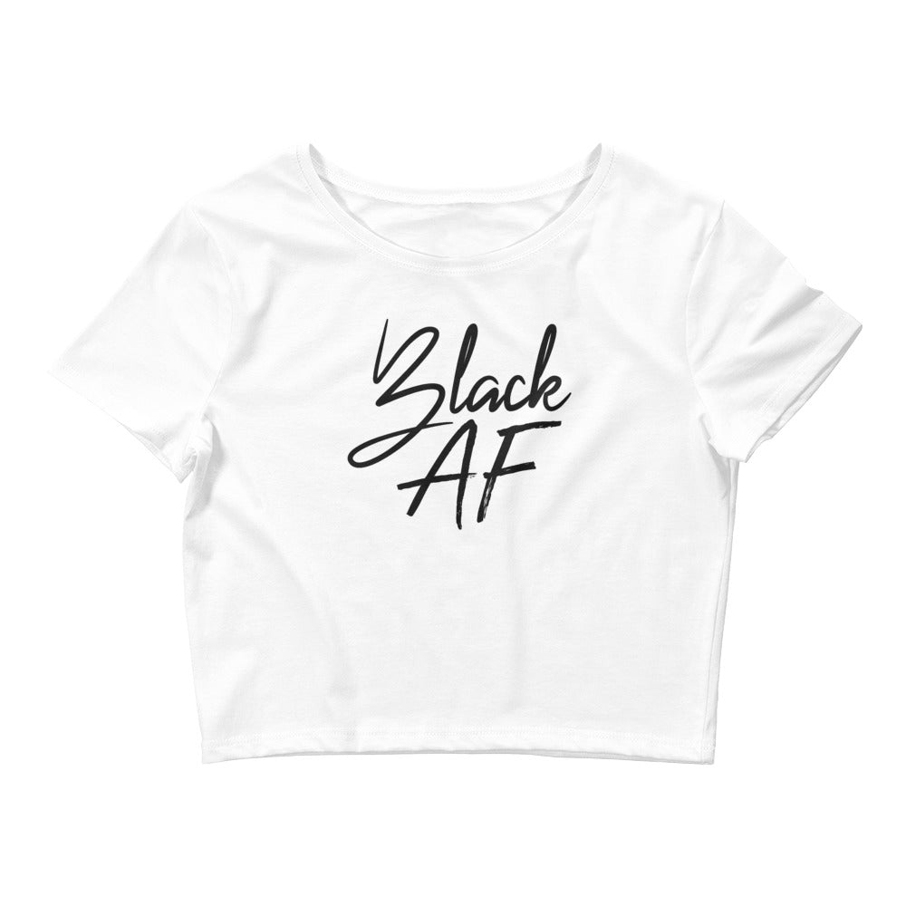 Black AF Crop Tee