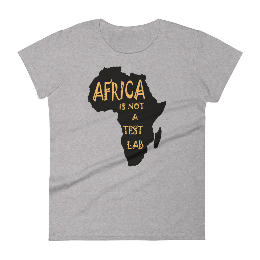 Africa Is Not A Test Lab Womens Tee
