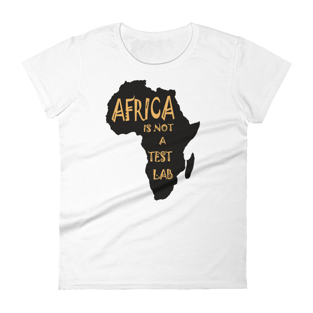 Africa Is Not A Test Lab Womens Tee