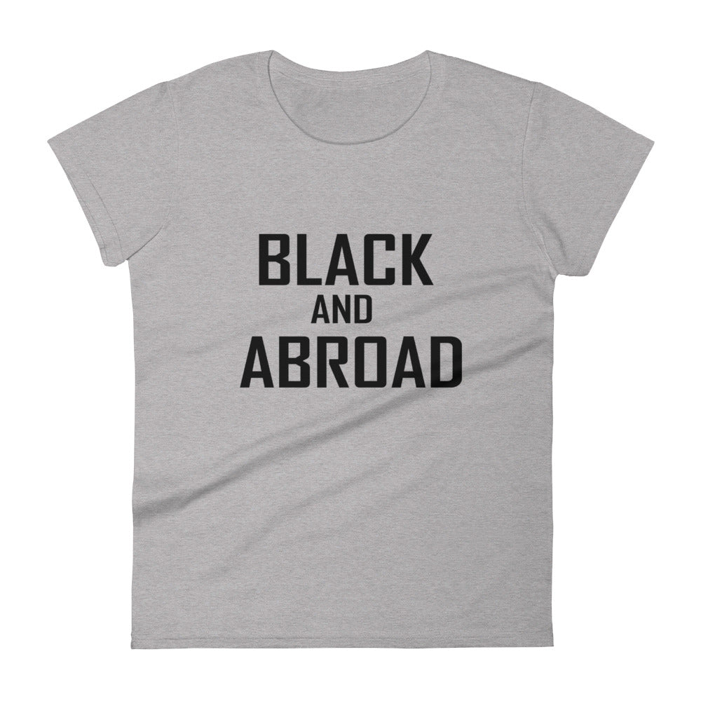 Black and Abroad Women's Tee