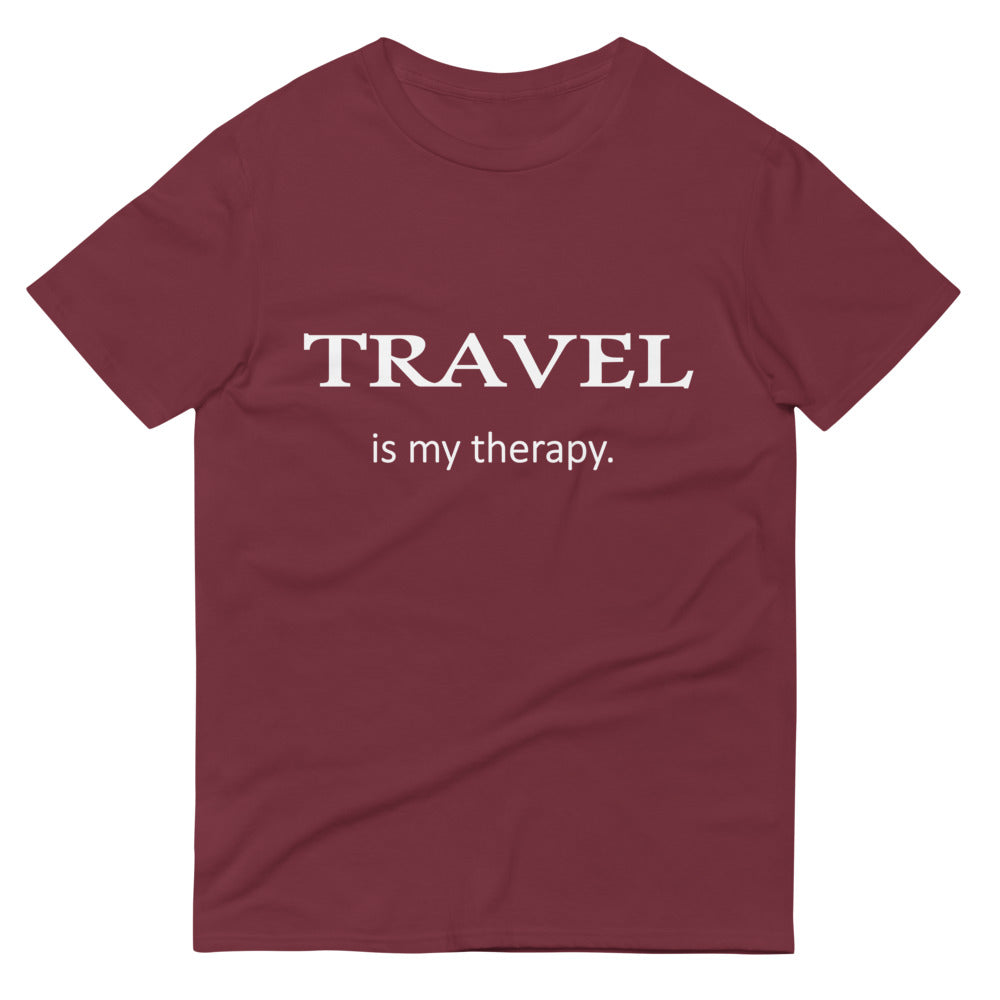 Travel Is My Therapy - Maroon