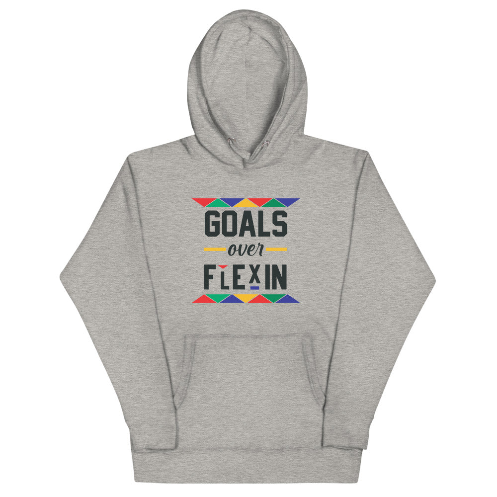 Goals Over Flexin Hoodie - Grey