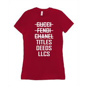 Titles Deeds LLCs Womens Tee