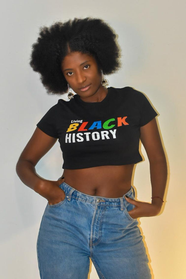 Living Black History Crop - Black