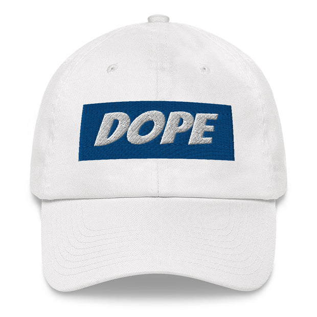 Dope Dad hat (blue)