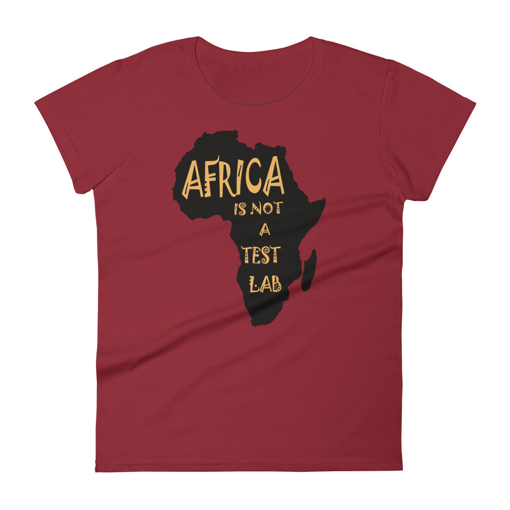Africa Is Not A Test Lab Womens Tee