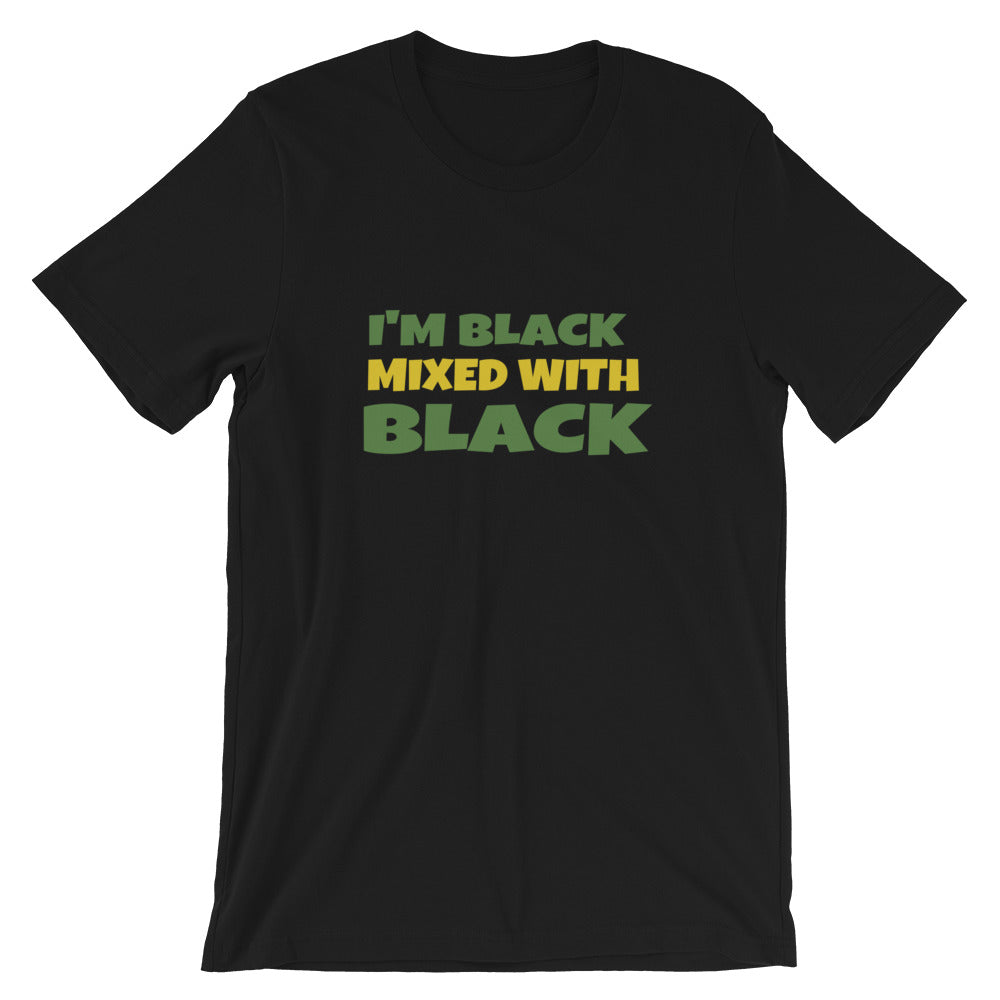Black Mixed With Black Tee