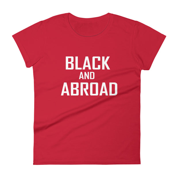Black and Abroad Women's Tee