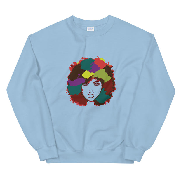 Abstract Black Queen Sweatshirt