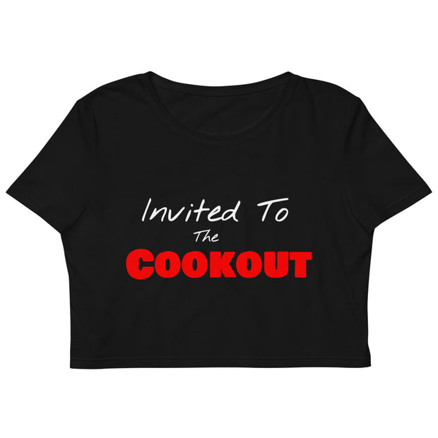 Invited To The Cookout Crop - Black