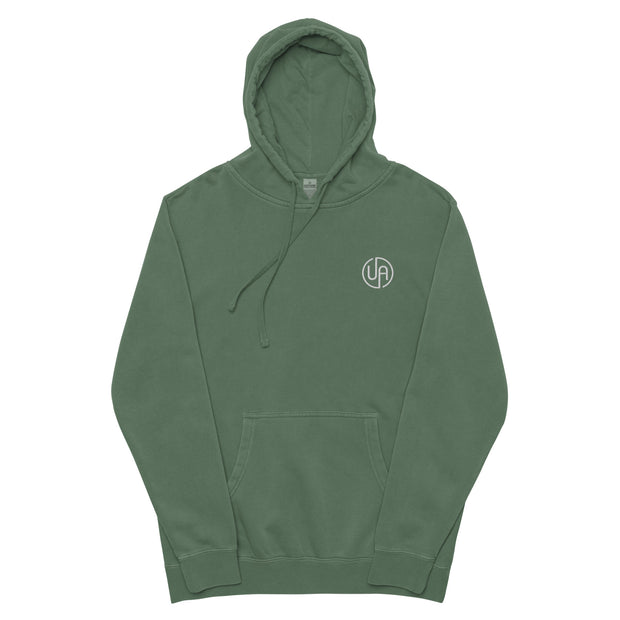 Unisex Logo pigment-dyed hoodie