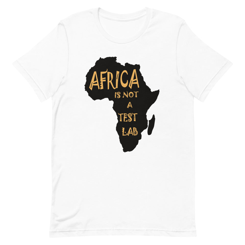Africa Is Not A Test Lab - White