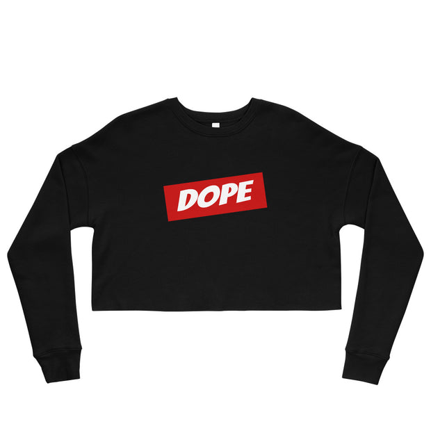 Dope Crop Sweatshirt - Black